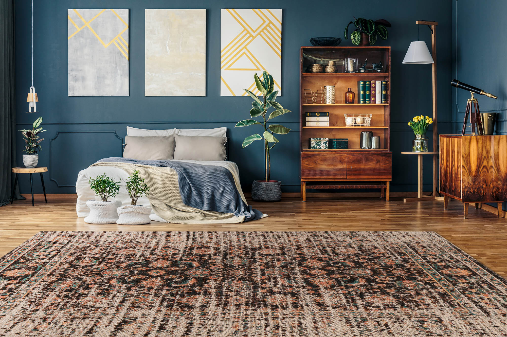 Open room with rug