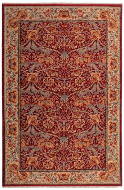 SAHARNA 2968 Red Multi