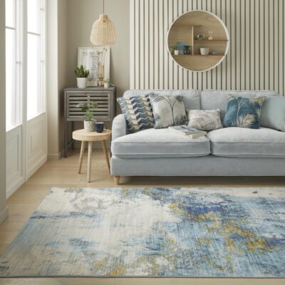 LUX 04 WASHABLE BLUE GOLD