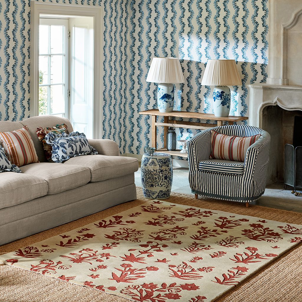 SAN WOODLAND GLADE LINEN:RUSSET BR.2